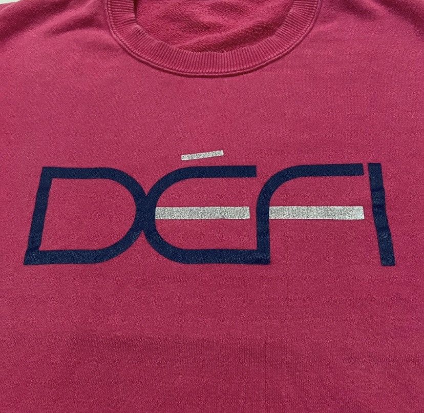 Vintage Vintage 90s defi sweatshirt pullover Size US L / EU 52-54 / 3 - 2 Thumbnail