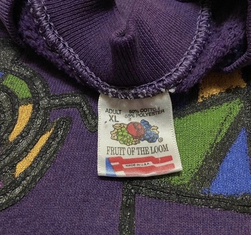 Fruit Of The Loom Vintage 90s new mexico sweatshirt pullover Size US XL / EU 56 / 4 - 3 Thumbnail