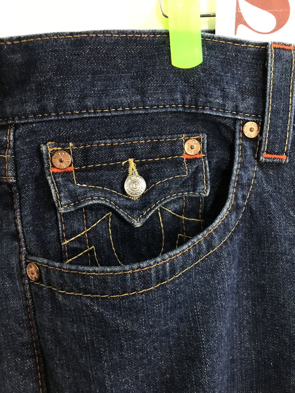 Japanese Brand × True Religion Vintage True Religion Indigo Denim Jeans Size US 37 - 6 Thumbnail