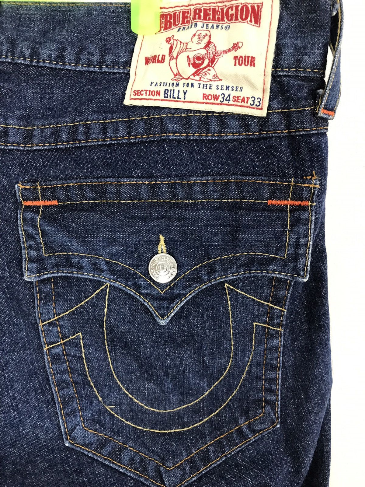 Japanese Brand × True Religion Vintage True Religion Indigo Denim Jeans Size US 37 - 10 Thumbnail
