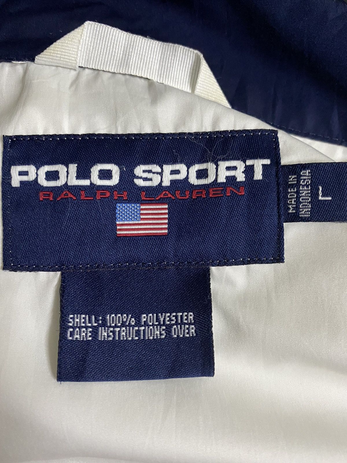 Polo Ralph Lauren Vintage 90s Polo Sport Ralph Lauren Windbreaker Size US L / EU 52-54 / 3 - 8 Thumbnail