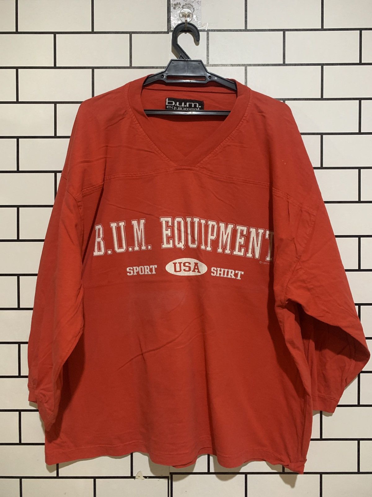 image of B U M Equipment x Vintage B.u.m. Vd 11 in Red, Men's (Size 2XL)