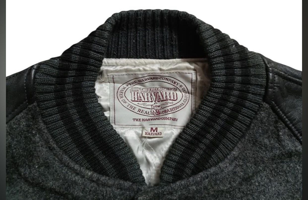 Vintage 🔥Vintage HARVARD Baseball Wool Leather Varsity Jacket Size US S / EU 44-46 / 1 - 12 Thumbnail