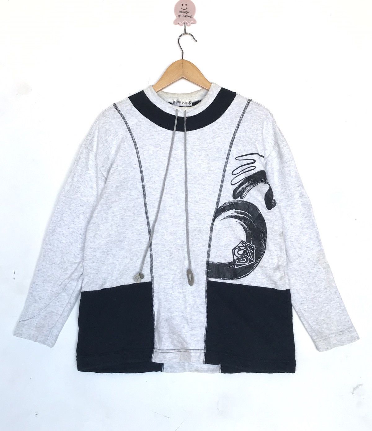 Kansai Yamamoto Vintage Kansai Yamamoto Pullover Sweatshirt Size US M / EU 48-50 / 2 - 1 Thumbnail