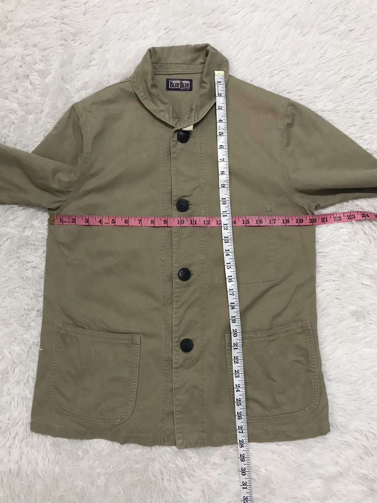 Blue Blue Japan H.Ranch Market Blue Blue Made by Seilin Jacket Sail Button Size US S / EU 44-46 / 1 - 19 Thumbnail