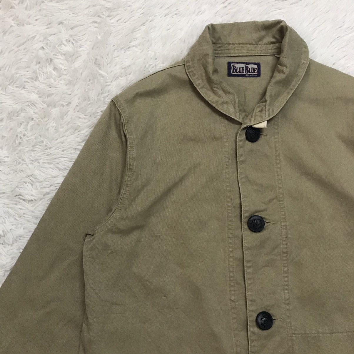 Blue Blue Japan H.Ranch Market Blue Blue Made by Seilin Jacket Sail Button Size US S / EU 44-46 / 1 - 3 Thumbnail