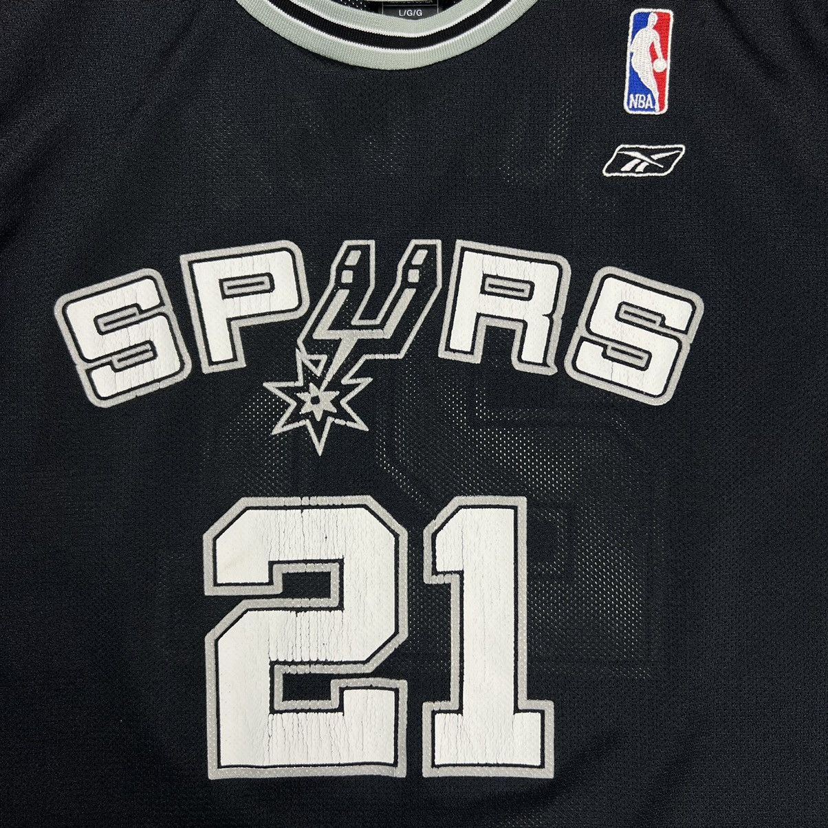 NBA Reebok Tim Duncan San Antonio Spurs Jersey Large Basketball Size US L / EU 52-54 / 3 - 4 Thumbnail