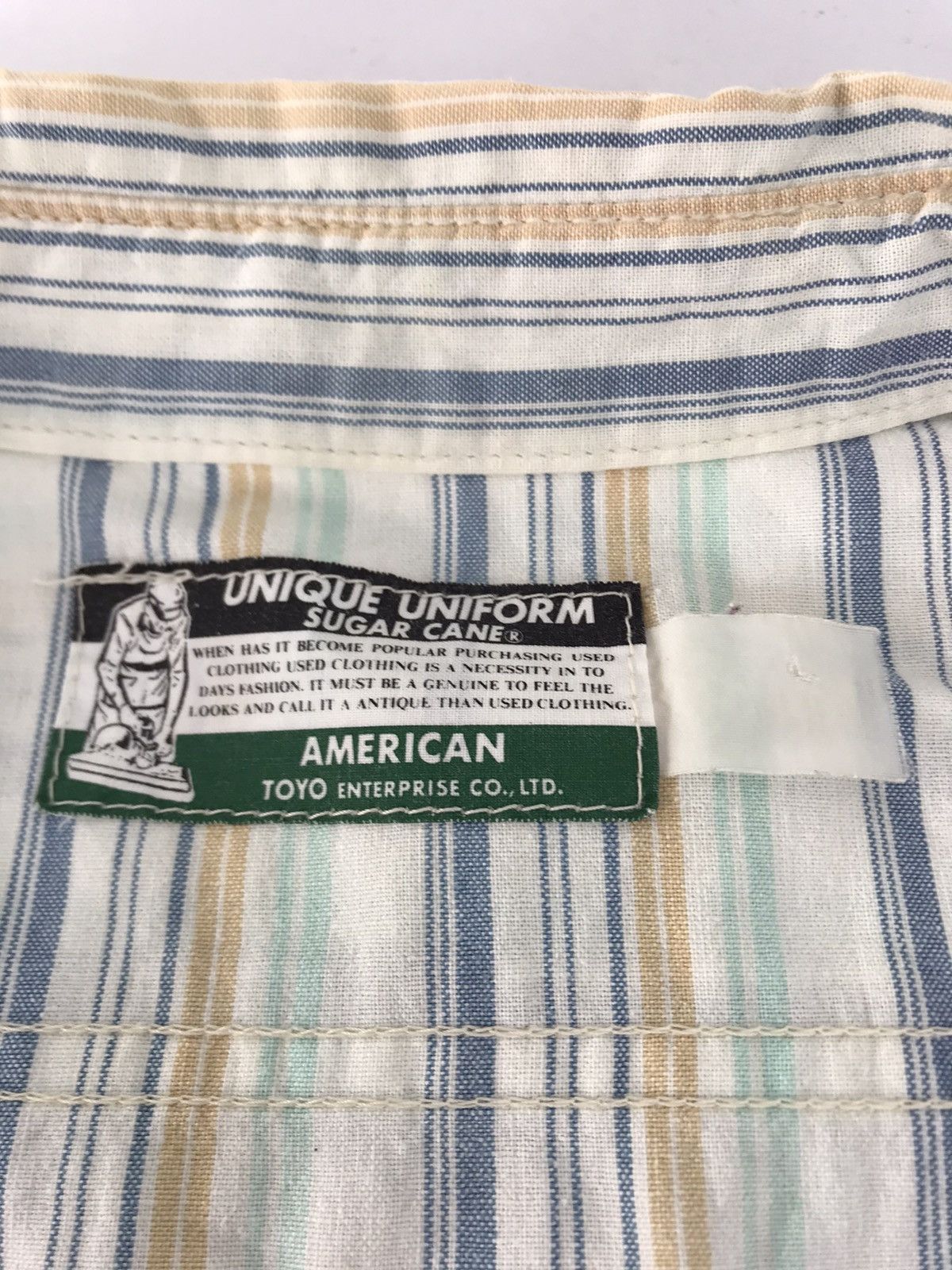 Flannel Sugar Cane Toyo Double Pocket Striped Inspired Designer Size US L / EU 52-54 / 3 - 5 Thumbnail