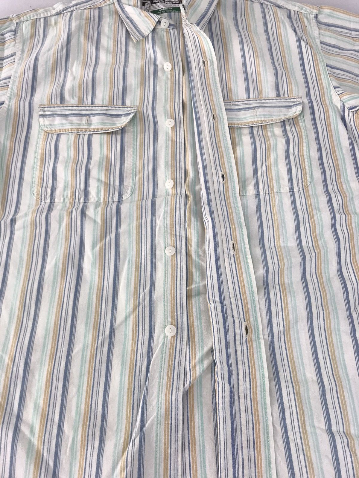Flannel Sugar Cane Toyo Double Pocket Striped Inspired Designer Size US L / EU 52-54 / 3 - 3 Thumbnail