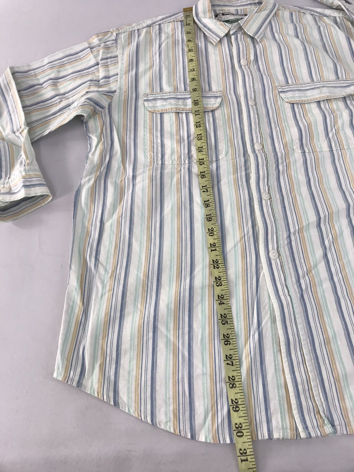 Flannel Sugar Cane Toyo Double Pocket Striped Inspired Designer Size US L / EU 52-54 / 3 - 9 Thumbnail
