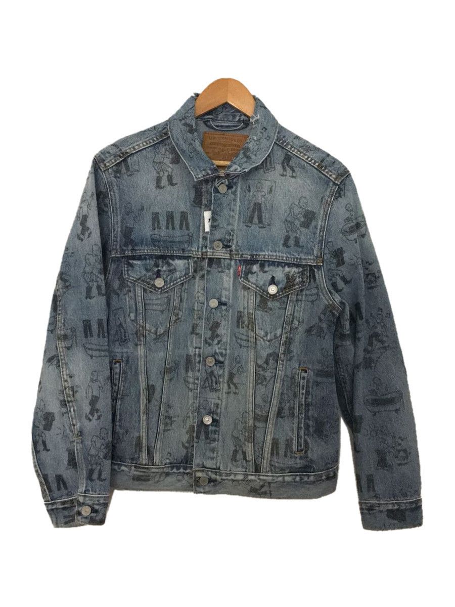 image of Levis Bathtub Limited Edition Trucker Denim Jacket (E926) in Blue, Men's (Size Large)