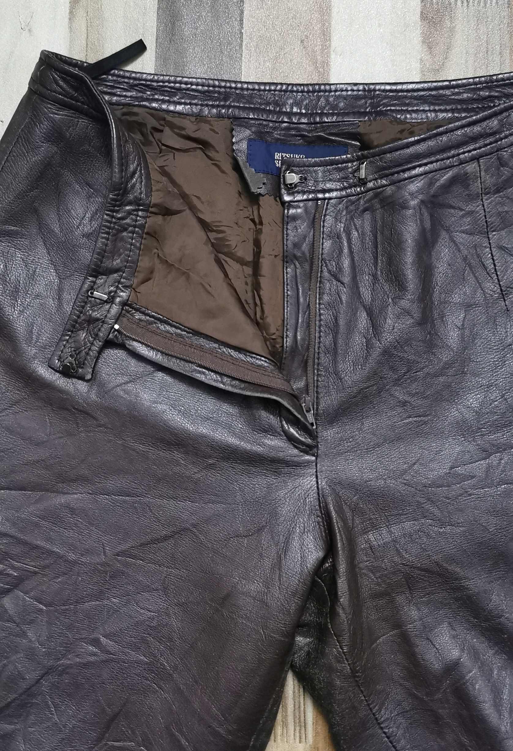 Cowboy Equipment Ritsuko Shirahama Leather pants Size US 29 - 9 Thumbnail
