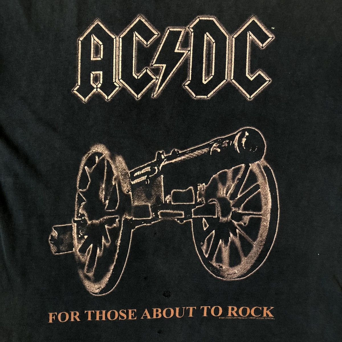 Vintage Vintage 1999 AC/DC For Those About To Rock Band Tee | Grailed