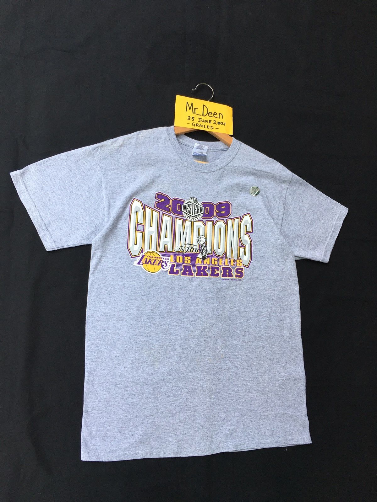 NBA Vintage NBA L.A Lakers Champions 2009 Tshirt Size US S / EU 44-46 / 1 - 3 Thumbnail