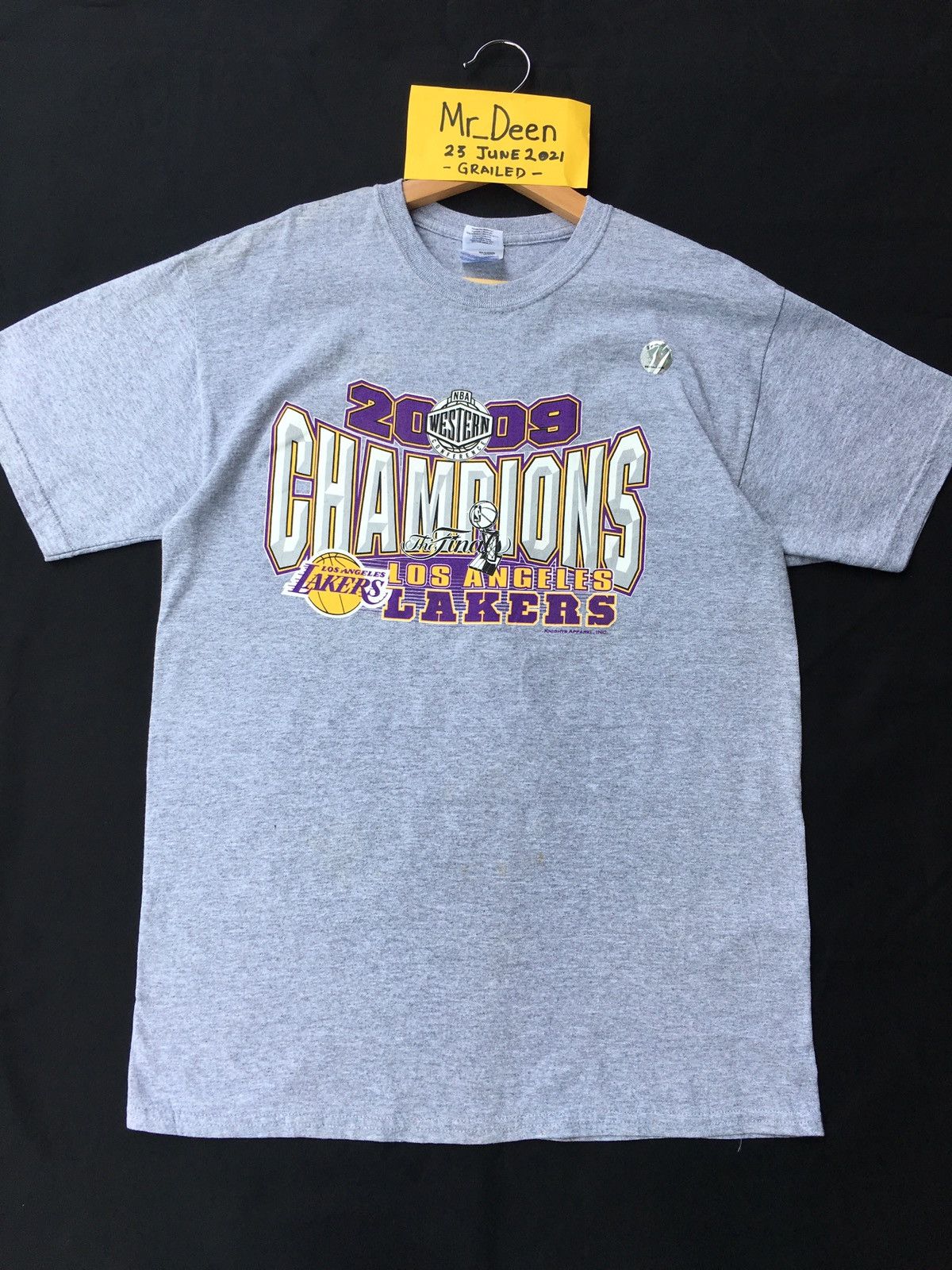 NBA Vintage NBA L.A Lakers Champions 2009 Tshirt Size US S / EU 44-46 / 1 - 5 Thumbnail