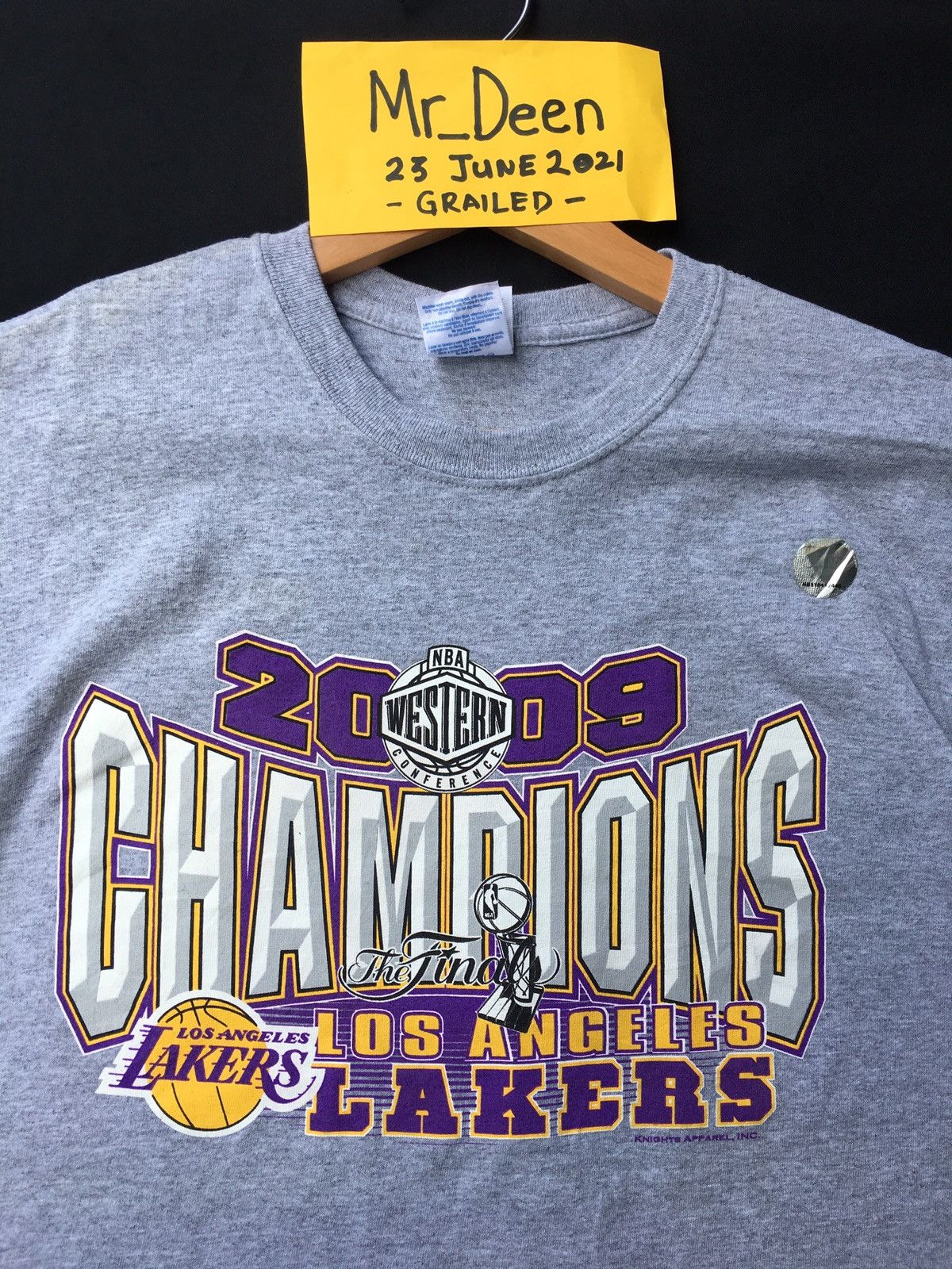 NBA Vintage NBA L.A Lakers Champions 2009 Tshirt Size US S / EU 44-46 / 1 - 11 Thumbnail