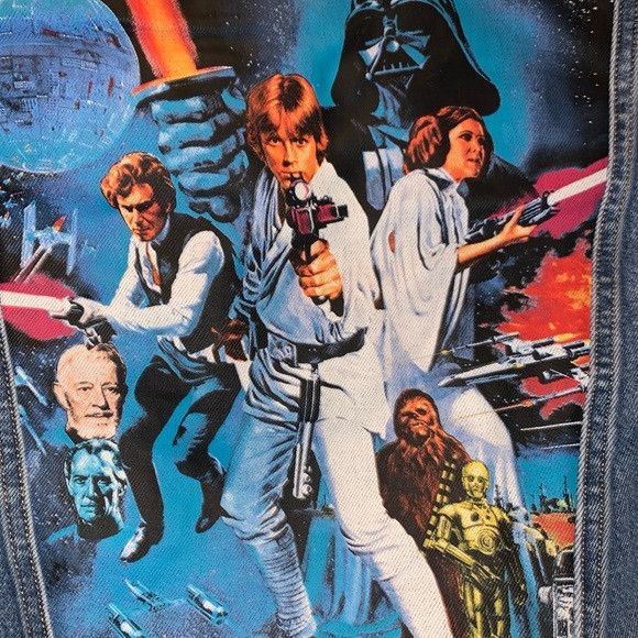 Levi's Levis x Star Wars Limited Ed. Collabs Denim Jacket (E927) Size US S / EU 44-46 / 1 - 4 Thumbnail