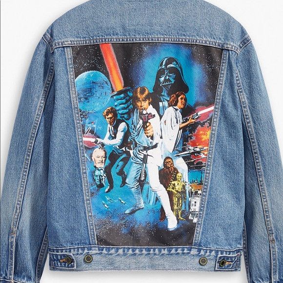 Levi's Levis x Star Wars Limited Ed. Collabs Denim Jacket (E927) Size US S / EU 44-46 / 1 - 2 Thumbnail