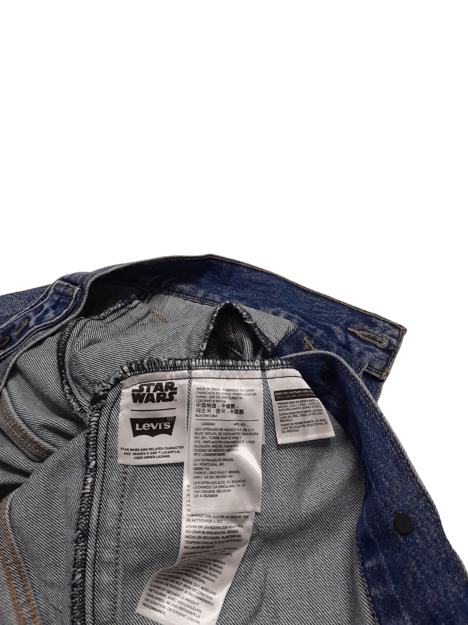 Levi's Levis x Star Wars Limited Ed. Collabs Denim Jacket (E927) Size US S / EU 44-46 / 1 - 7 Thumbnail