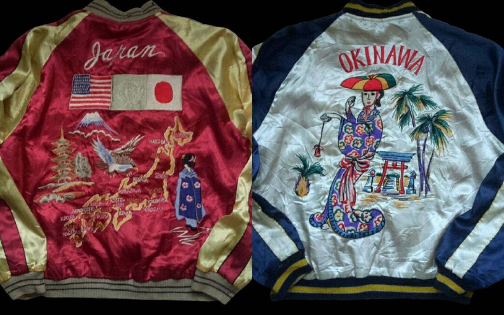 Tailor Toyo × Toyo Enterprises Sukajan Tailor Toyo Reversible Jacket/Geisha/Okinawa Size US M / EU 48-50 / 2 - 1 Thumbnail