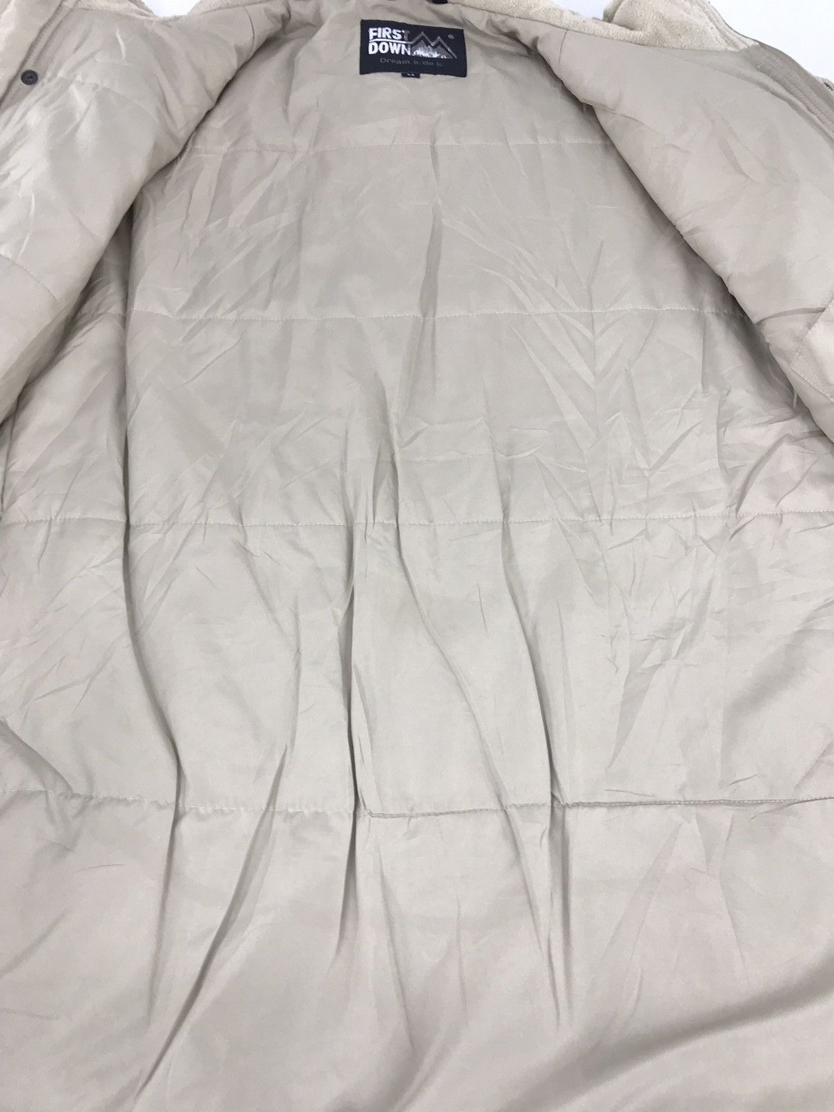 Japanese Brand First Down Zipper Jaket Hiking Outdoor Style Size US M / EU 48-50 / 2 - 8 Thumbnail