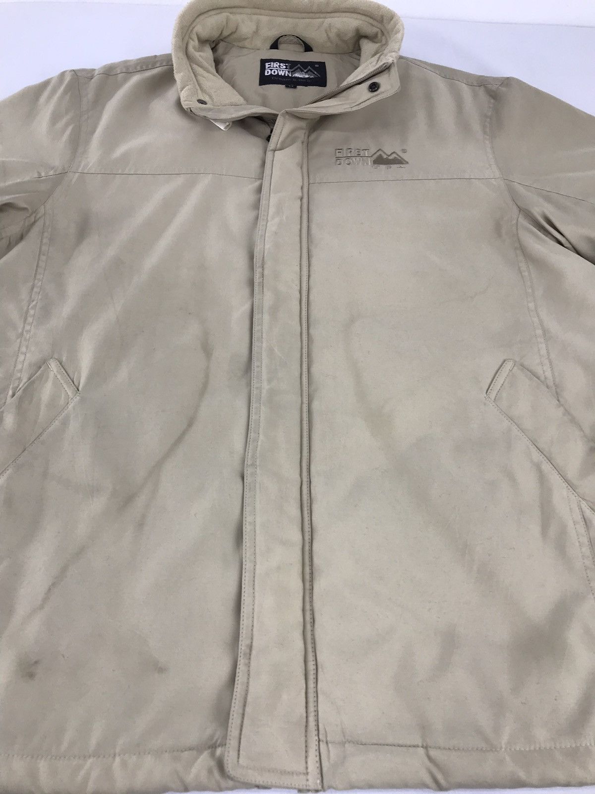 Japanese Brand First Down Zipper Jaket Hiking Outdoor Style Size US M / EU 48-50 / 2 - 3 Thumbnail
