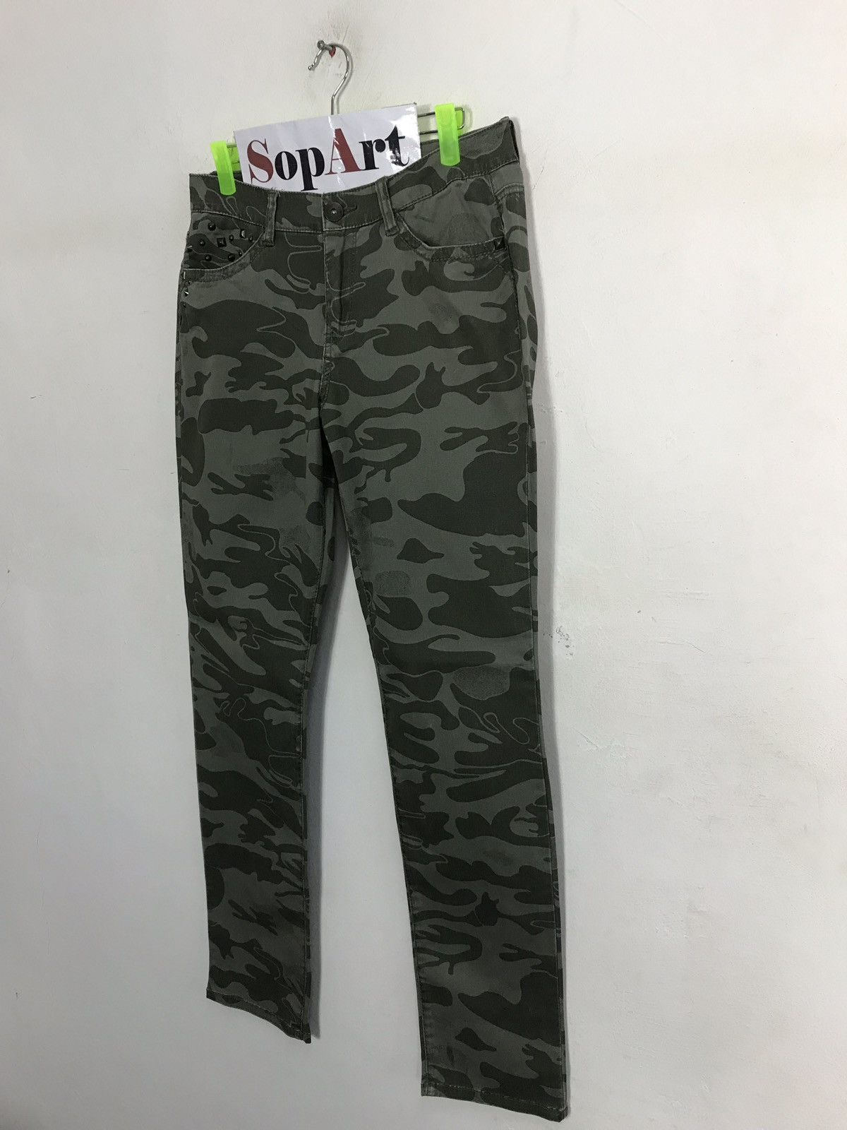 Other Vintage Supplies Army Trousers Camouflage Style Size US 30 / EU 46 - 4 Thumbnail