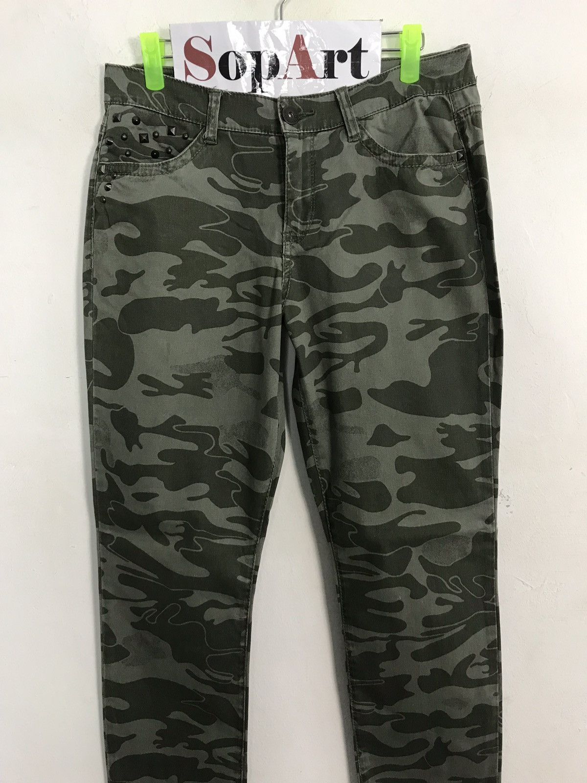 Other Vintage Supplies Army Trousers Camouflage Style Size US 30 / EU 46 - 3 Thumbnail