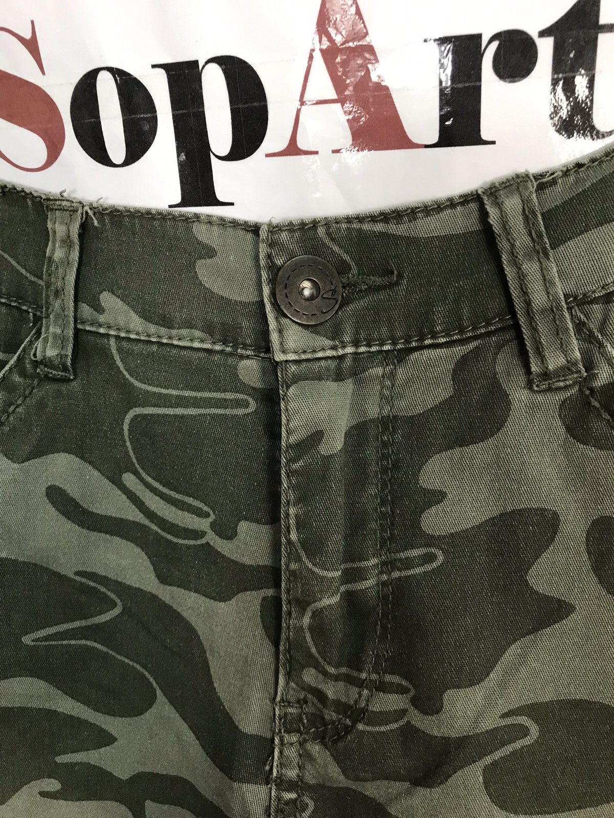 Other Vintage Supplies Army Trousers Camouflage Style Size US 30 / EU 46 - 6 Thumbnail