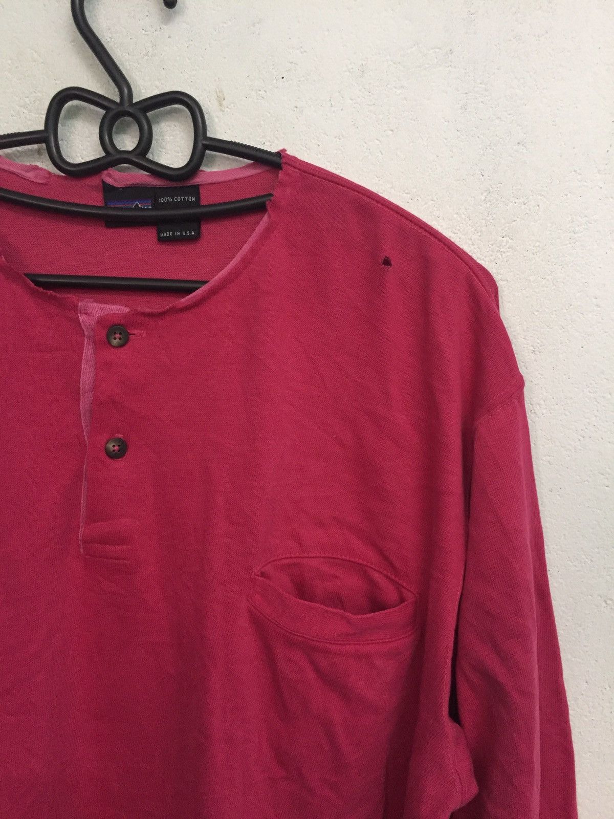 Patagonia Vtg Patagonia Long Sleeve/Thin Sweatshirt Made in Usa Size US M / EU 48-50 / 2 - 2 Thumbnail