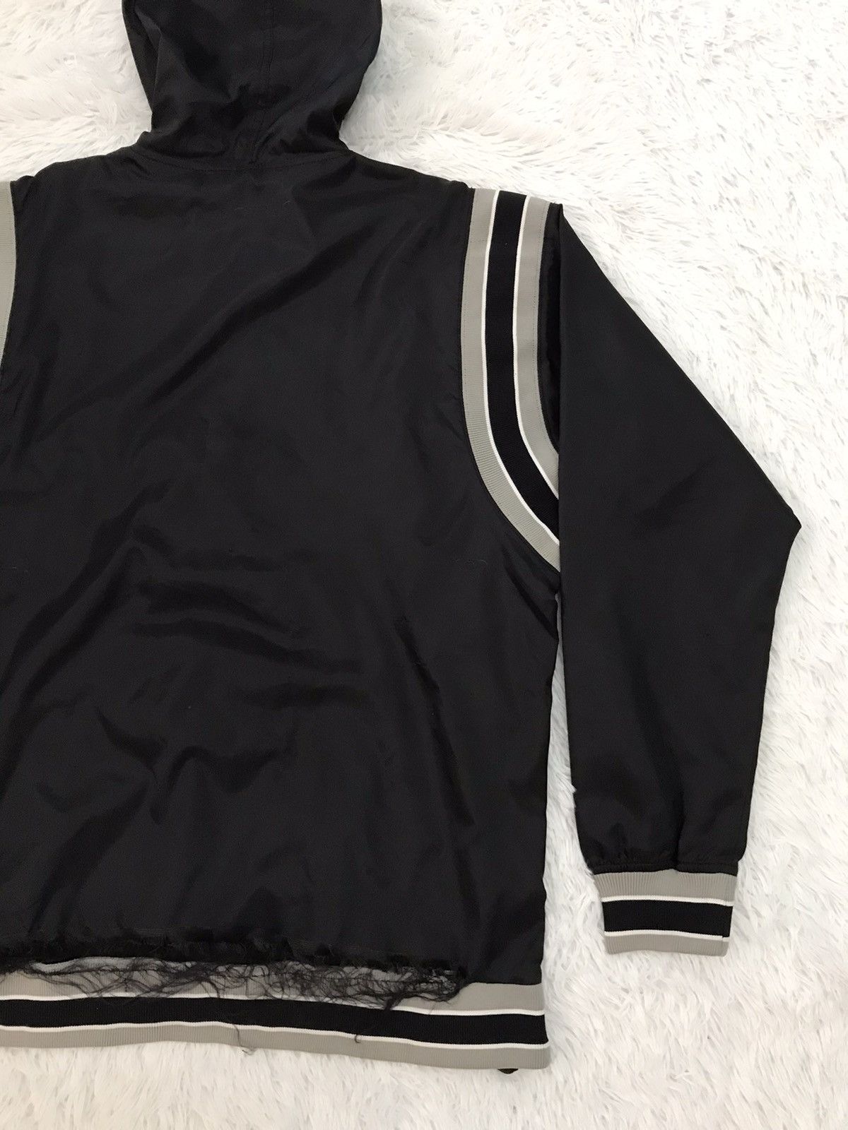 Supreme Distress Supreme Nylon Half Zip Sweater Hooded Size US M / EU 48-50 / 2 - 10 Thumbnail