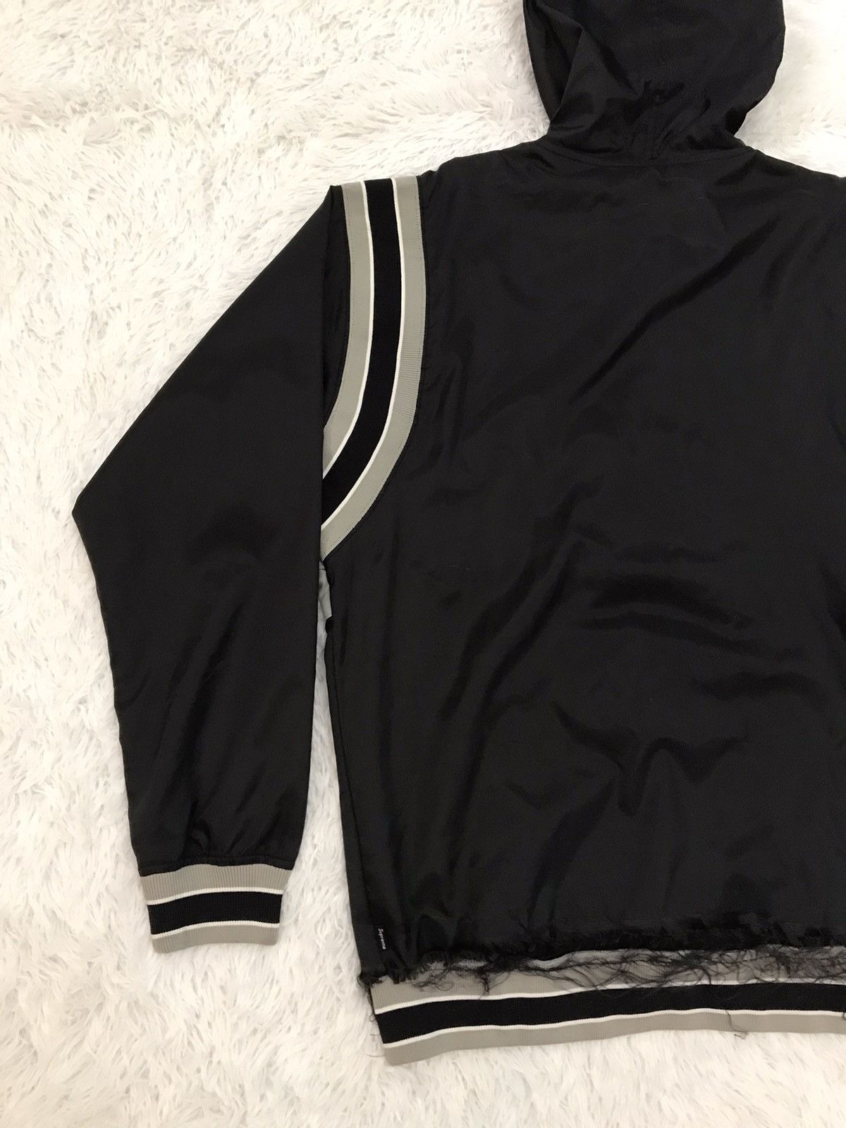 Supreme Distress Supreme Nylon Half Zip Sweater Hooded Size US M / EU 48-50 / 2 - 9 Thumbnail