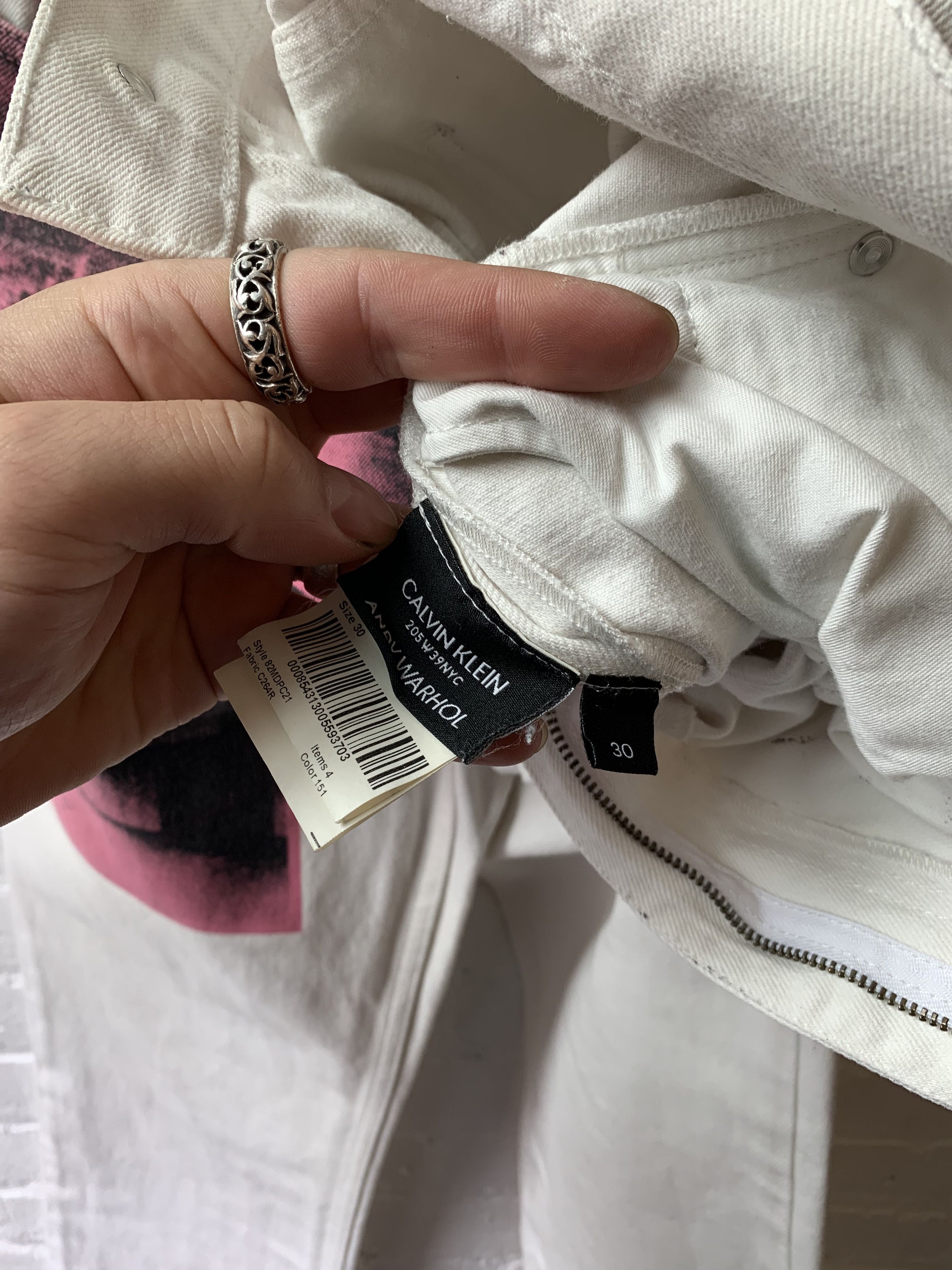 Calvin Klein 205W39NYC × Raf Simons Calvin Klein Raf Simons Andy Warhol Limited Jeans Sz 30 Size US 30 / EU 46 - 6 Thumbnail