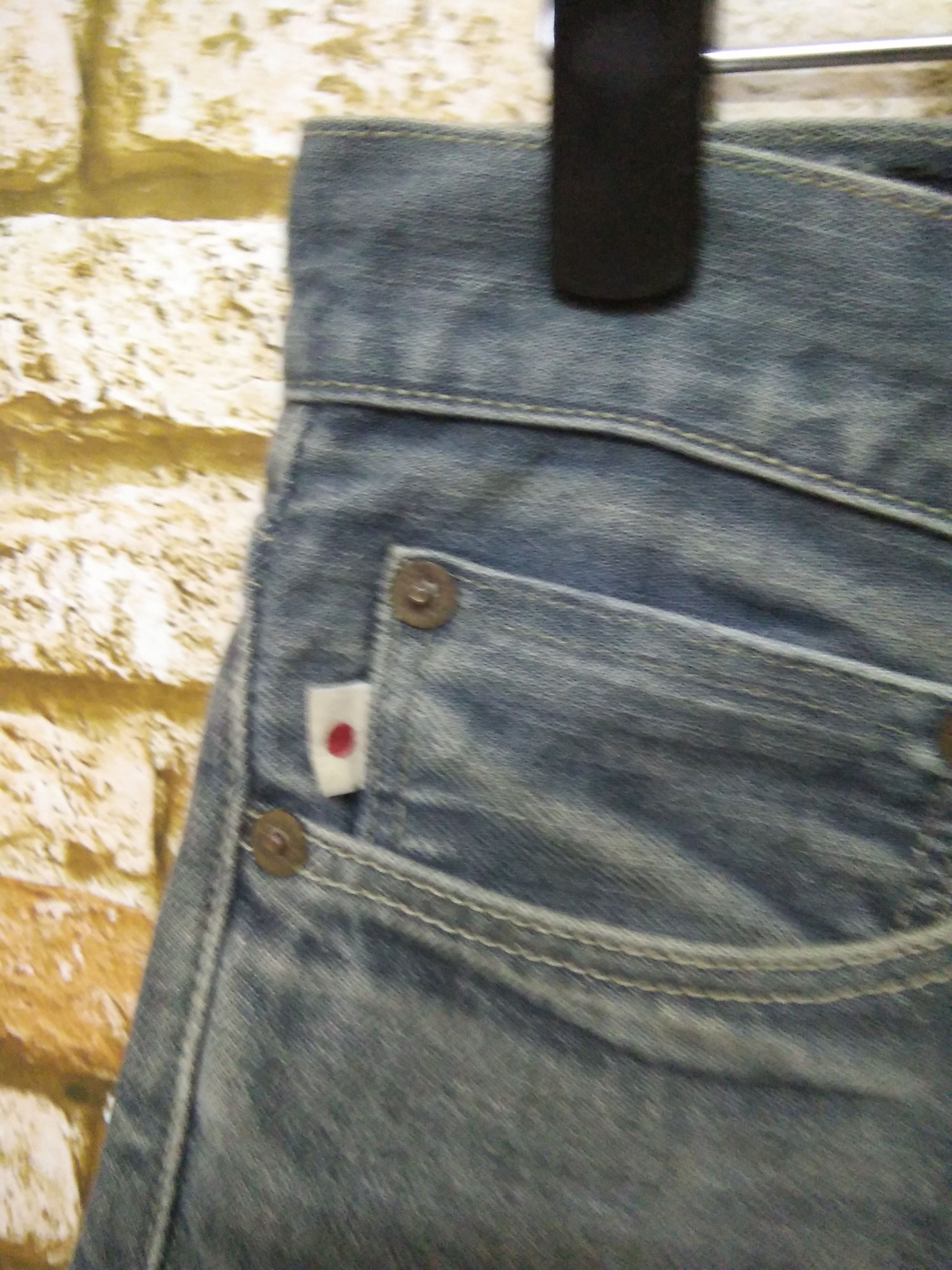 Designer JEAN DIADEM x BACK NUMBERS NIPPON SELVEDGE DENIM (A785) Size US 31 - 3 Thumbnail