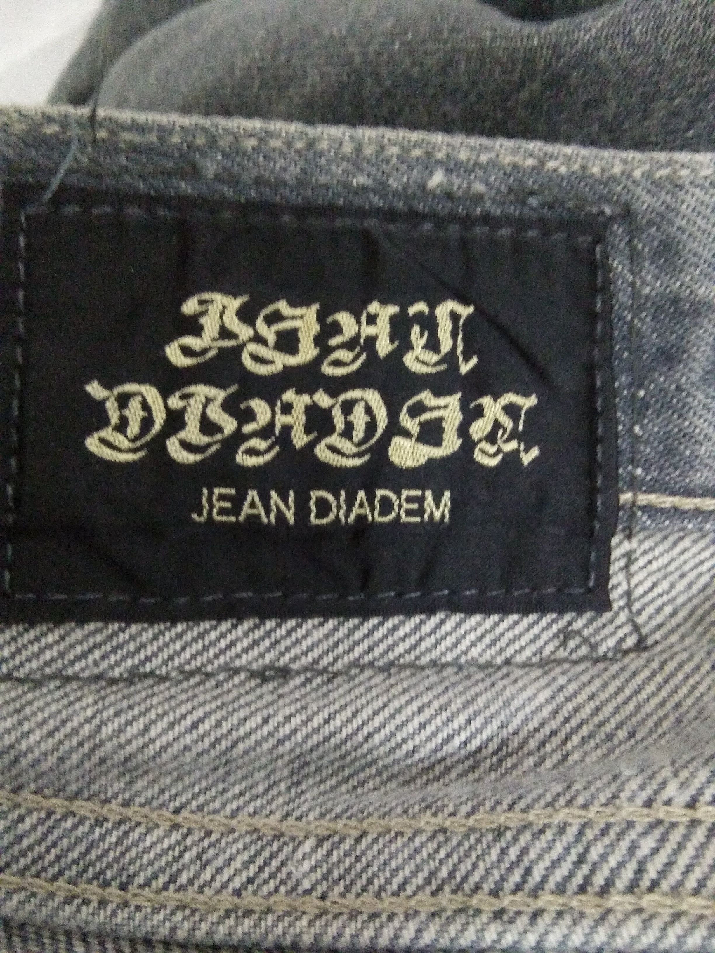 Designer JEAN DIADEM x BACK NUMBERS NIPPON SELVEDGE DENIM (A785) Size US 31 - 9 Thumbnail