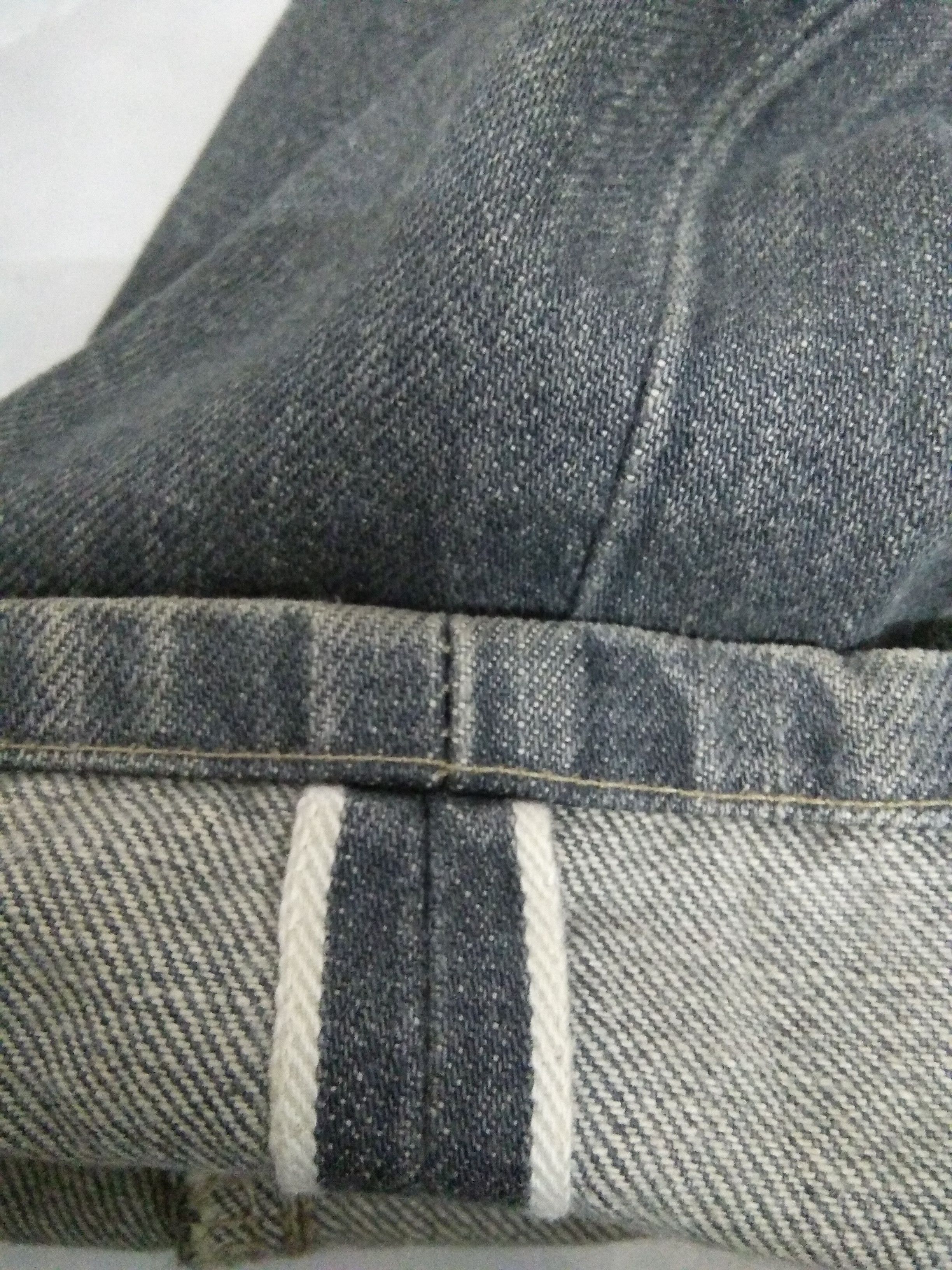Designer JEAN DIADEM x BACK NUMBERS NIPPON SELVEDGE DENIM (A785) Size US 31 - 11 Thumbnail