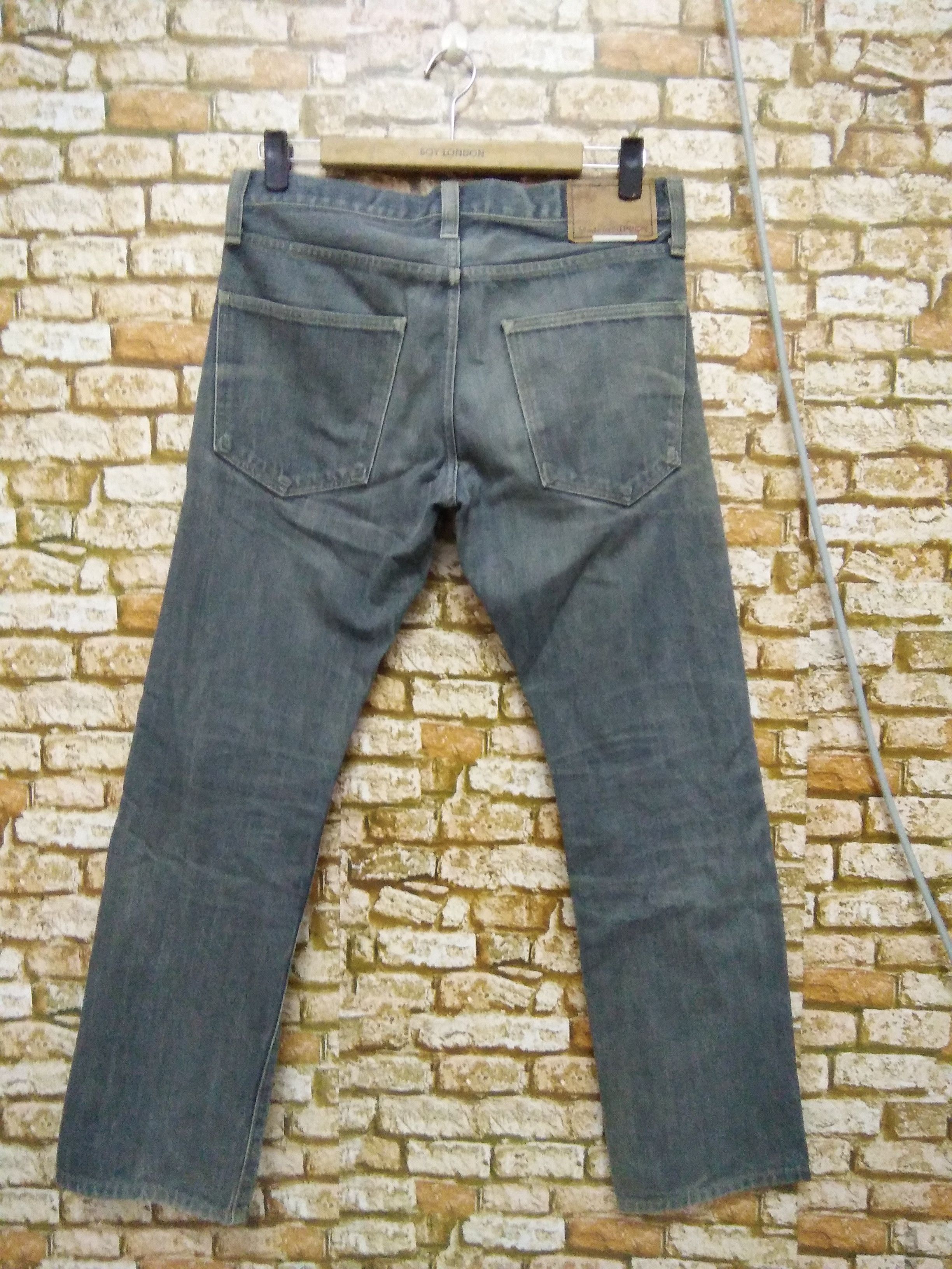 Designer JEAN DIADEM x BACK NUMBERS NIPPON SELVEDGE DENIM (A785) Size US 31 - 4 Thumbnail
