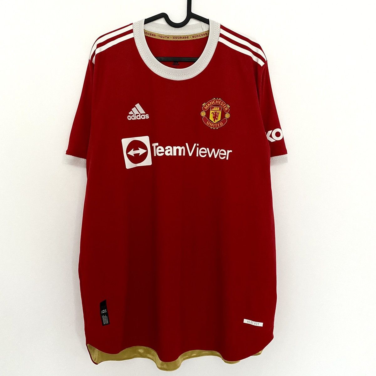 Adidas 2022 PLAYER ISSUE Manchester United Ronaldo Adidas Jersey Size US XL / EU 56 / 4 - 3 Thumbnail