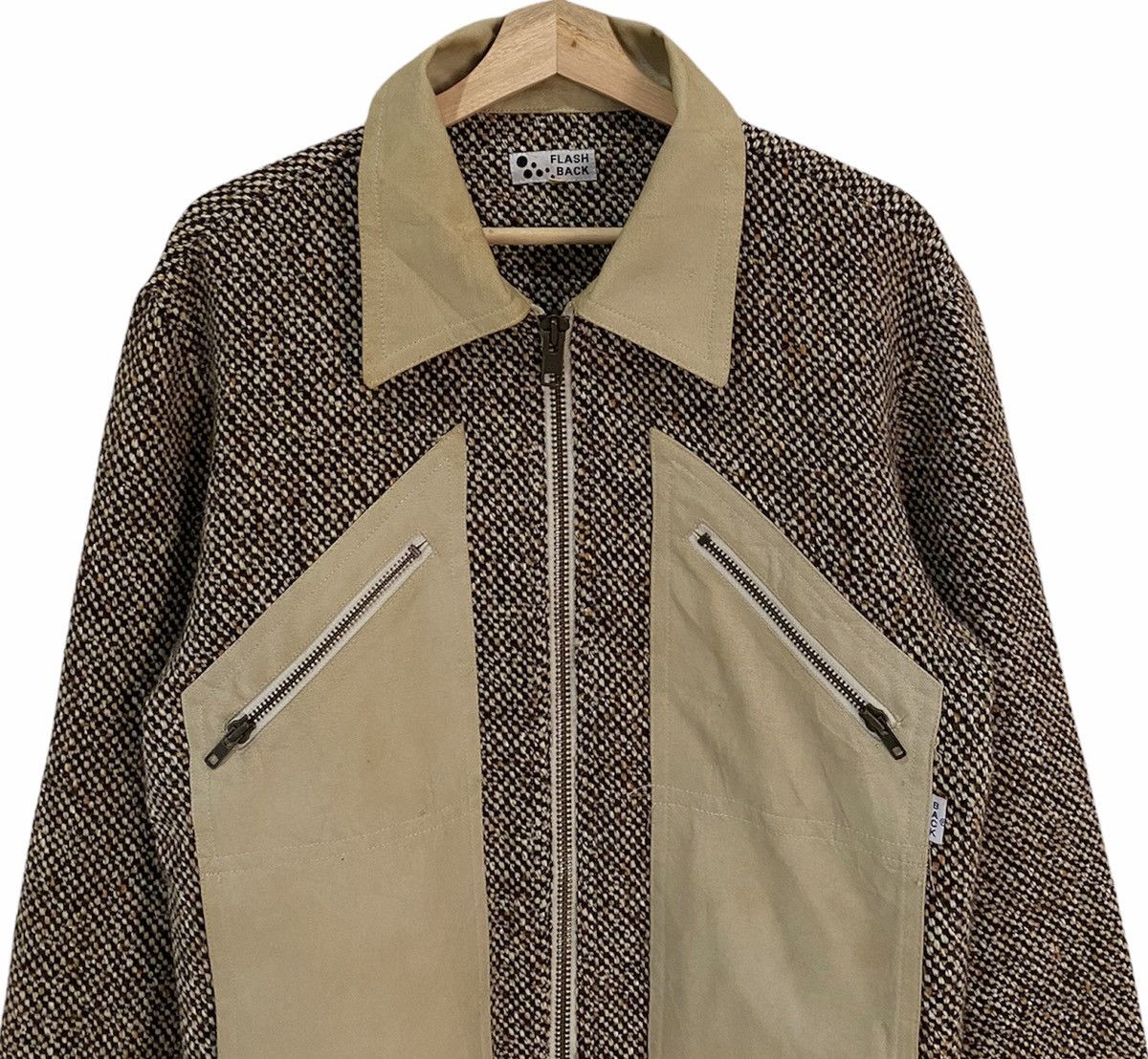 Issey Miyake VINTAGE FLASH BACK PATCH POCKET WOOL JACKET Size US S / EU 44-46 / 1 - 2 Thumbnail