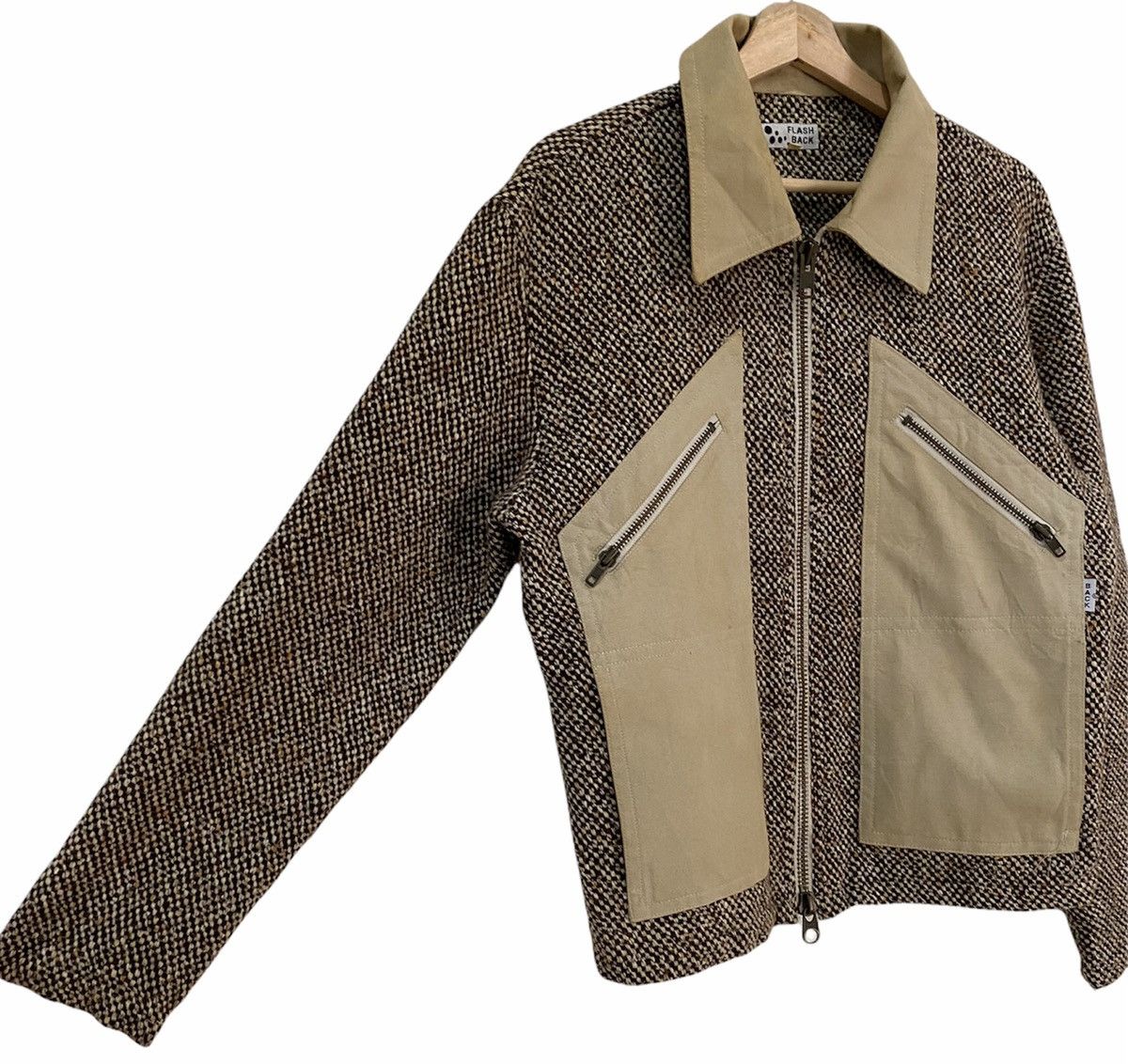 Issey Miyake VINTAGE FLASH BACK PATCH POCKET WOOL JACKET Size US S / EU 44-46 / 1 - 4 Thumbnail