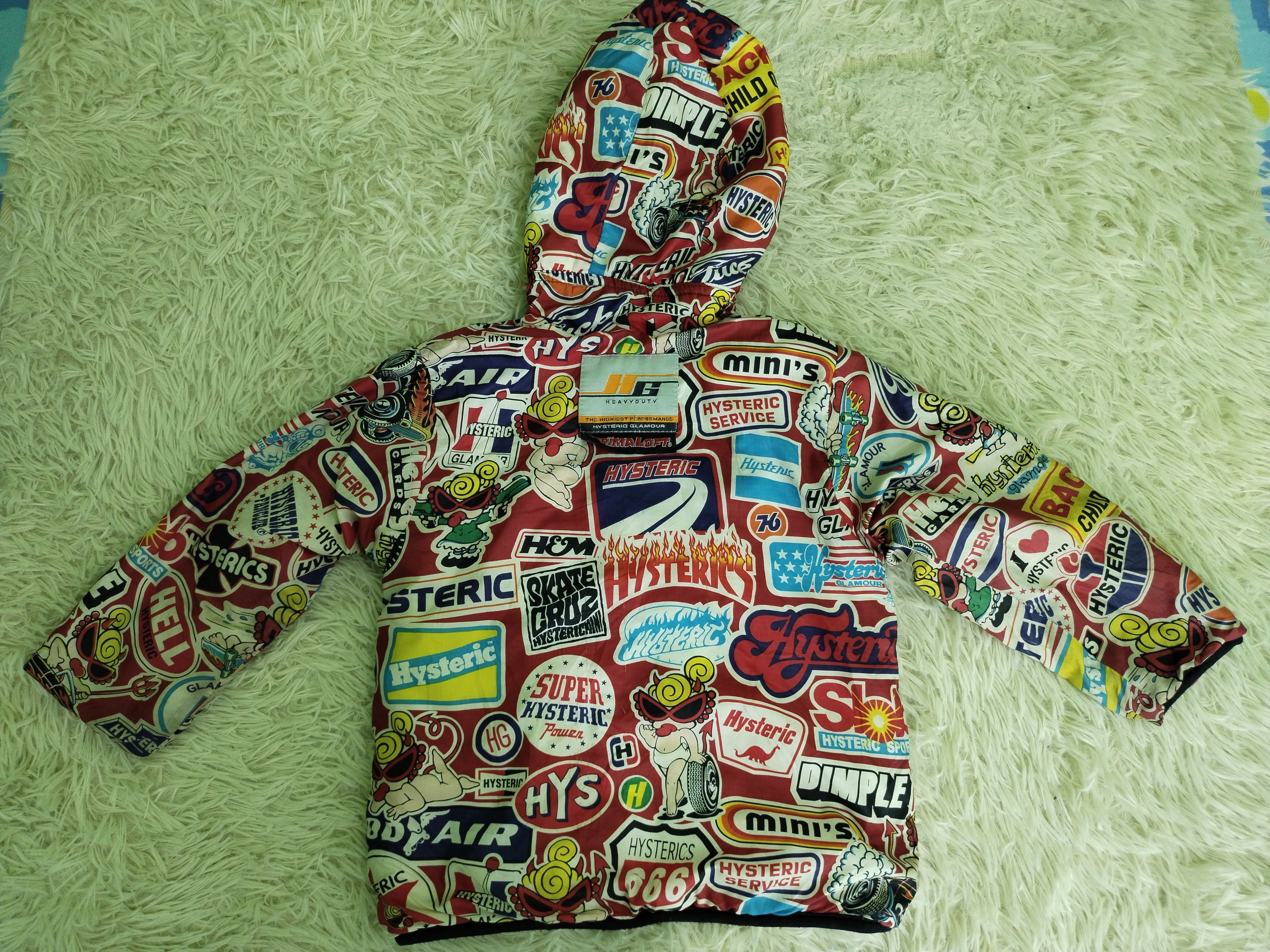 Hysteric Glamour VINTAGE OVERPRINT HG ZIPPER HOODIE KID 2-5 YEARS Size US XS / EU 42 / 0 - 7 Thumbnail