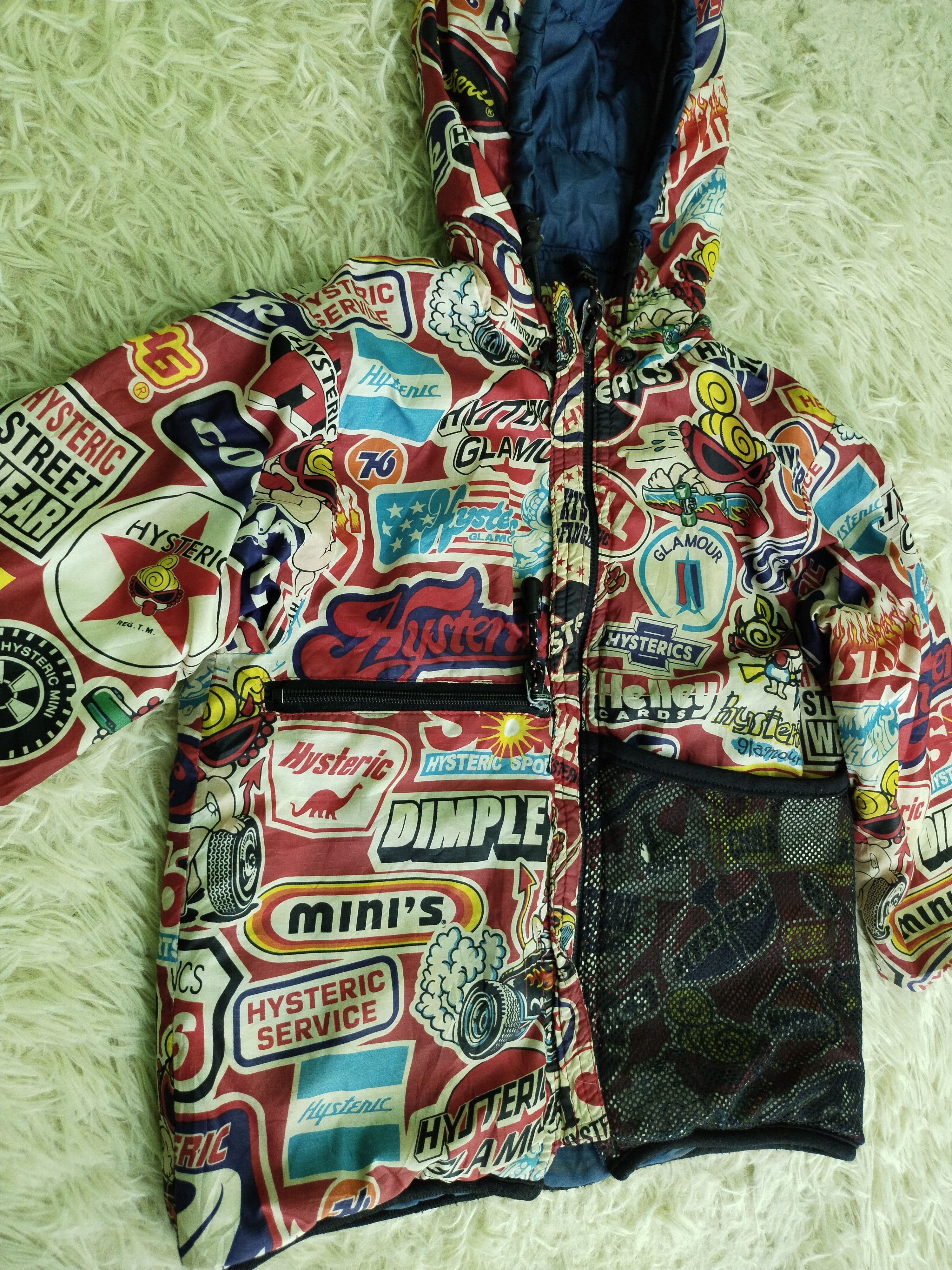 Hysteric Glamour VINTAGE OVERPRINT HG ZIPPER HOODIE KID 2-5 YEARS Size US XS / EU 42 / 0 - 3 Thumbnail