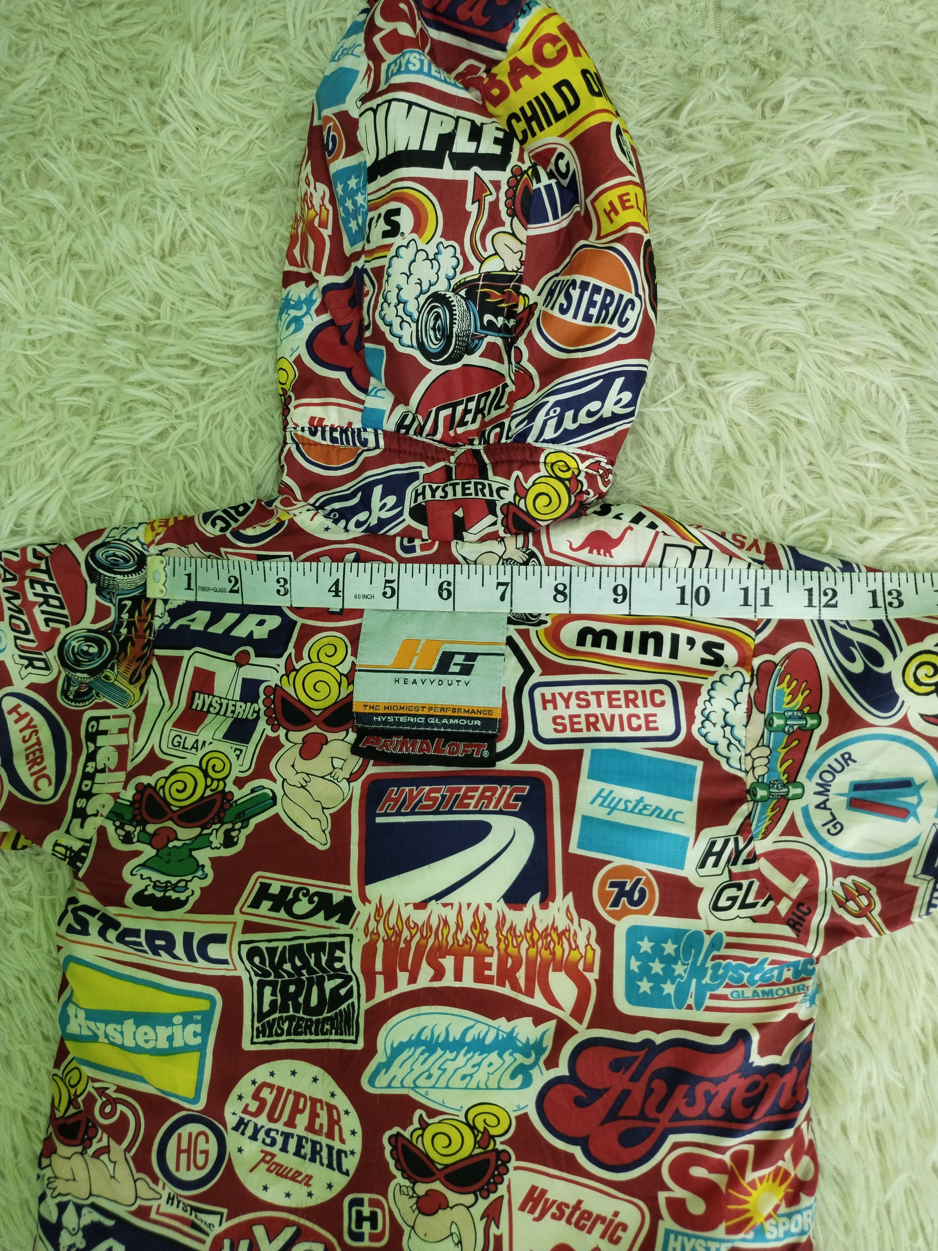 Hysteric Glamour VINTAGE OVERPRINT HG ZIPPER HOODIE KID 2-5 YEARS Size US XS / EU 42 / 0 - 15 Thumbnail