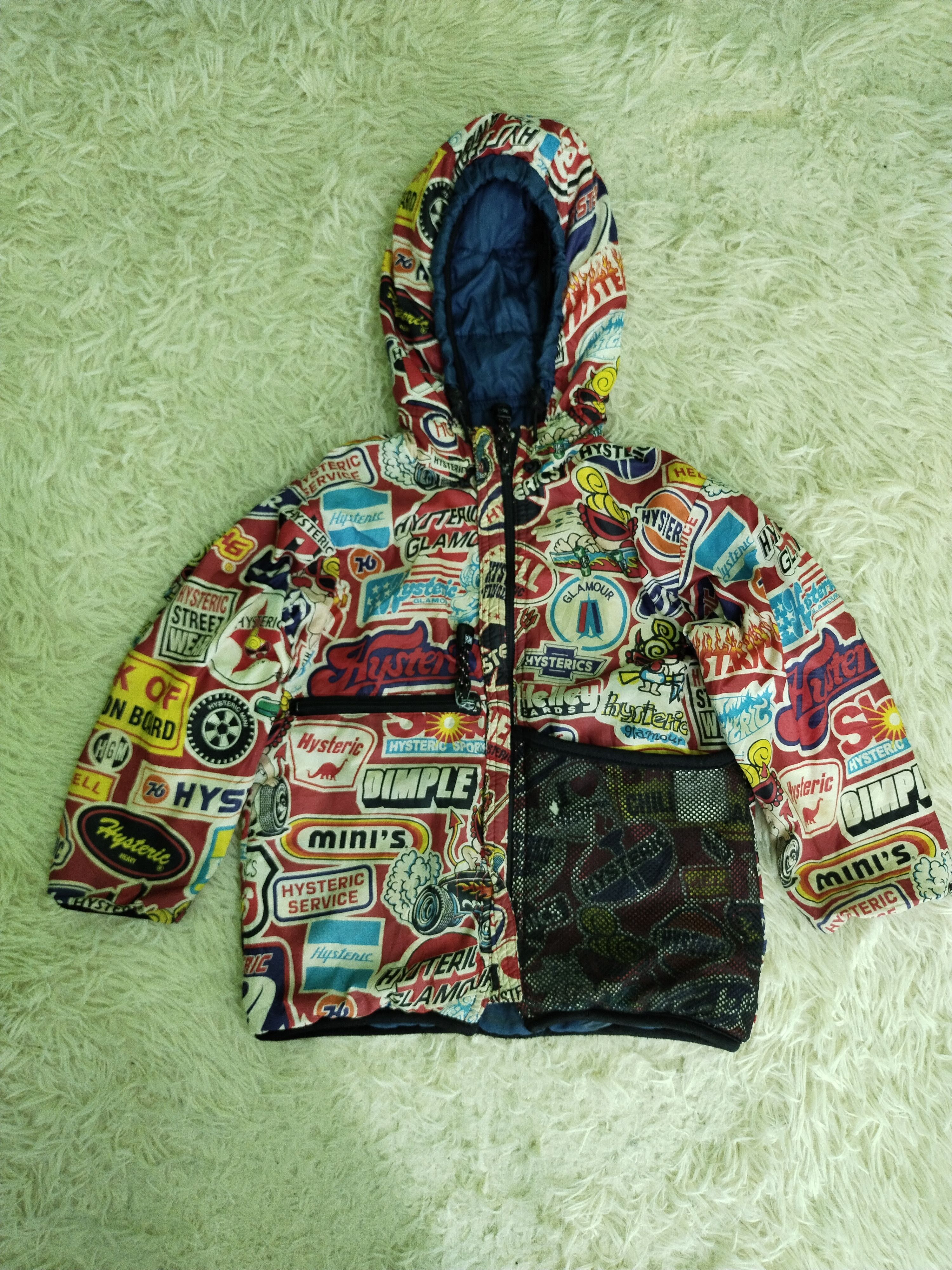 Hysteric Glamour VINTAGE OVERPRINT HG ZIPPER HOODIE KID 2-5 YEARS Size US XS / EU 42 / 0 - 1 Thumbnail