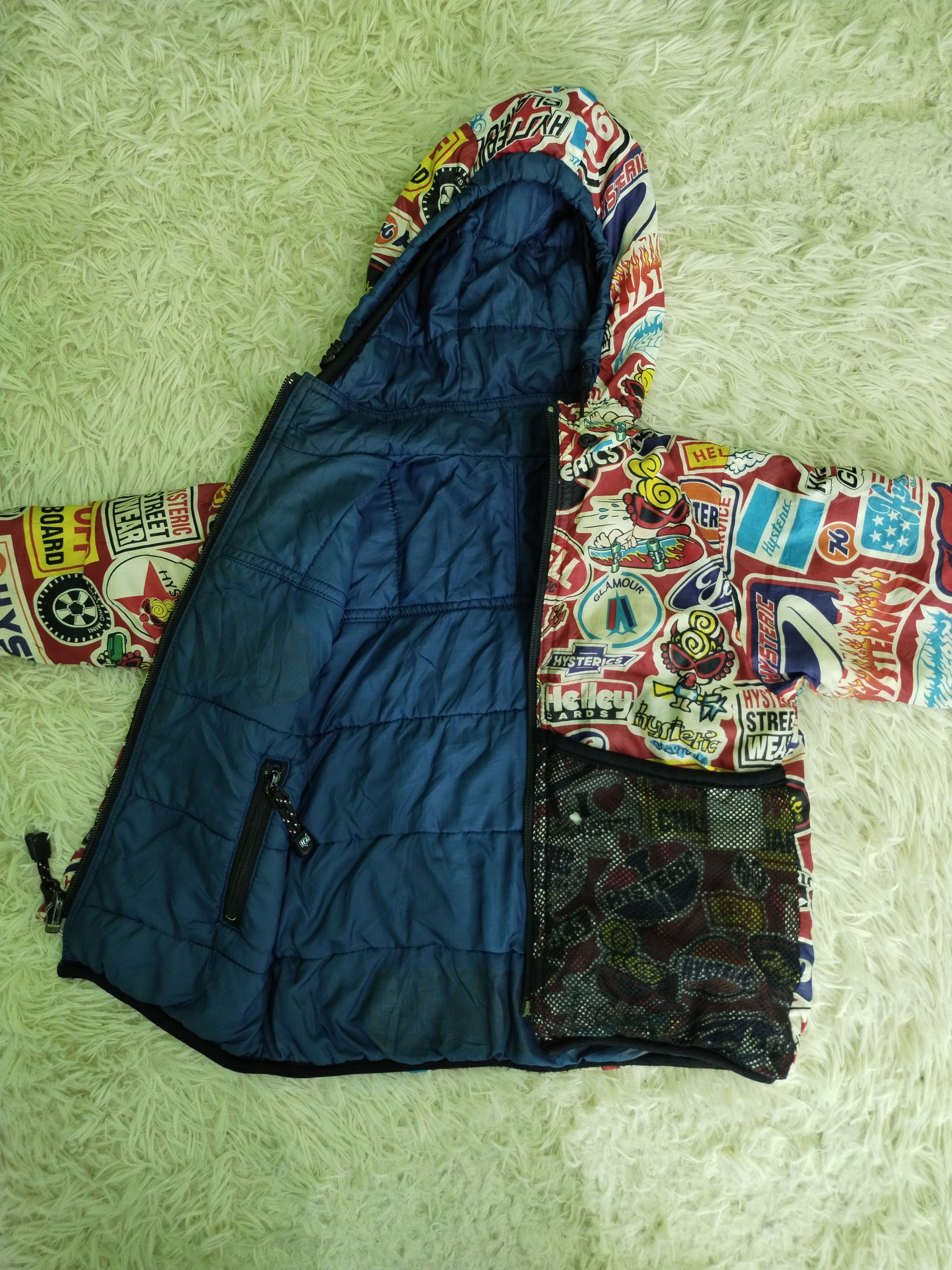 Hysteric Glamour VINTAGE OVERPRINT HG ZIPPER HOODIE KID 2-5 YEARS Size US XS / EU 42 / 0 - 4 Thumbnail