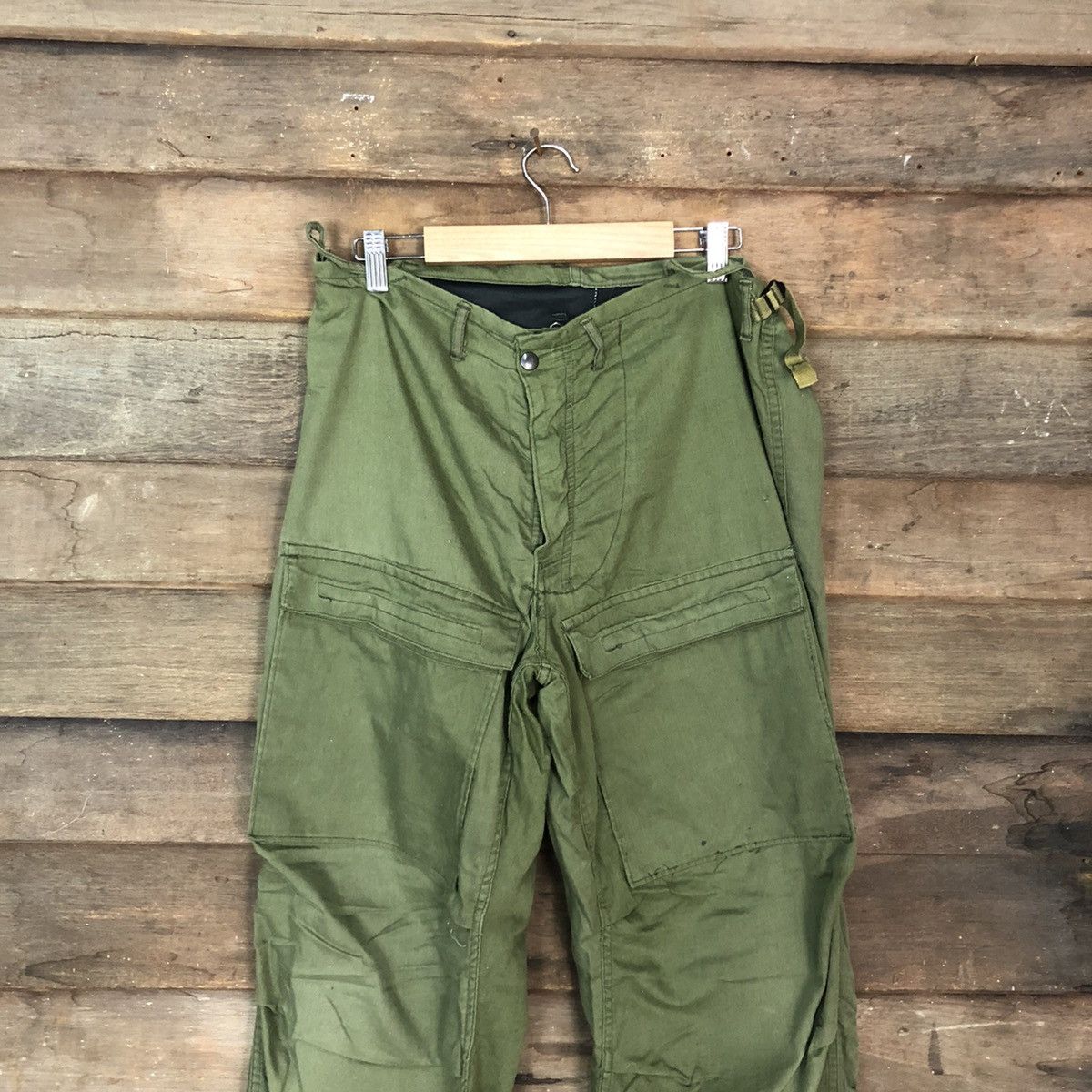 Japanese Brand DL Japan bush military Green Multipocket Cargo Pants #c1158 Size US 34 / EU 50 - 2 Thumbnail