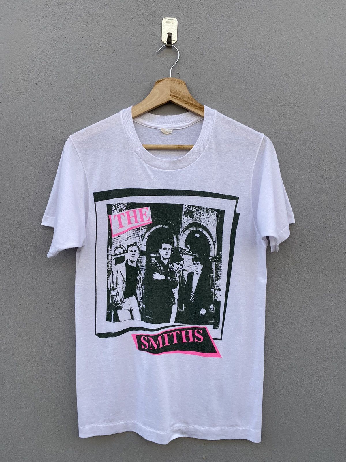 Band Tees × The Smiths × Vintage Vtg RARE 80s The Smiths Queen Is Dead Promo Tour JohnnyMarr Size US S / EU 44-46 / 1 - 1 Thumbnail