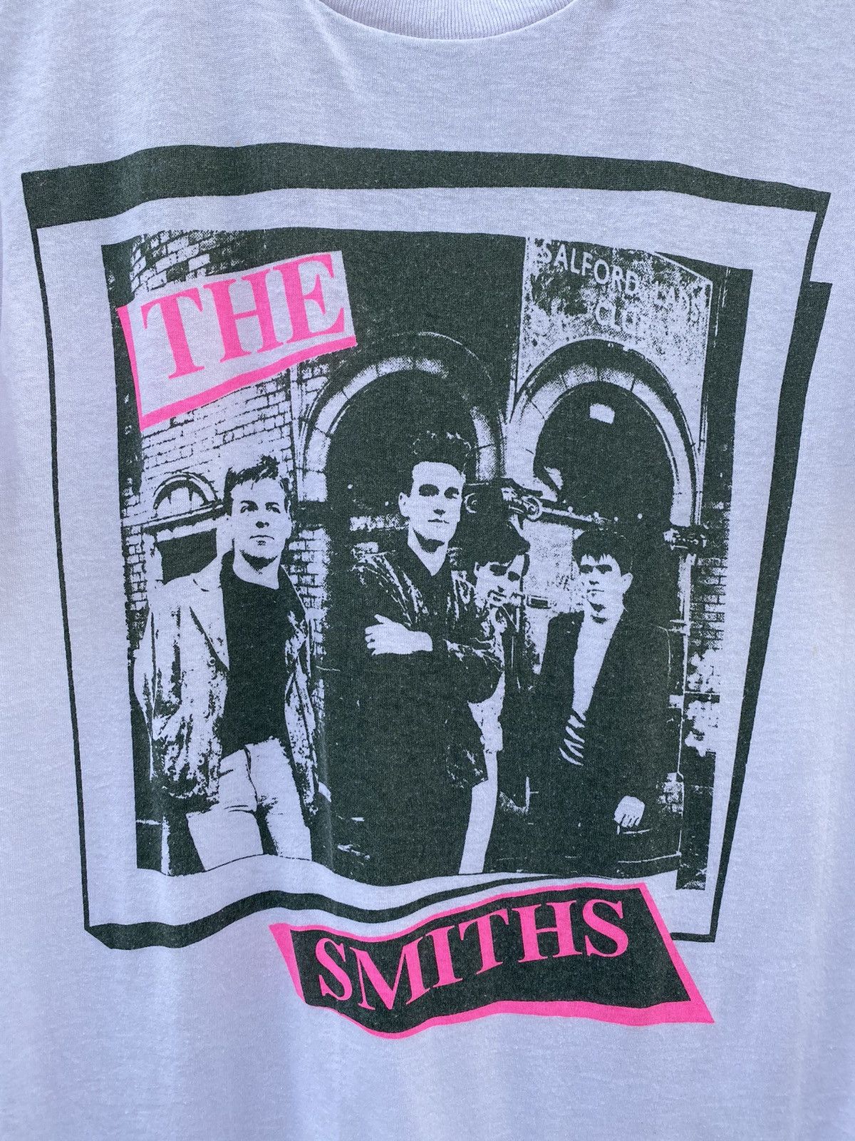 Band Tees × The Smiths × Vintage Vtg RARE 80s The Smiths Queen Is Dead Promo Tour JohnnyMarr Size US S / EU 44-46 / 1 - 2 Thumbnail