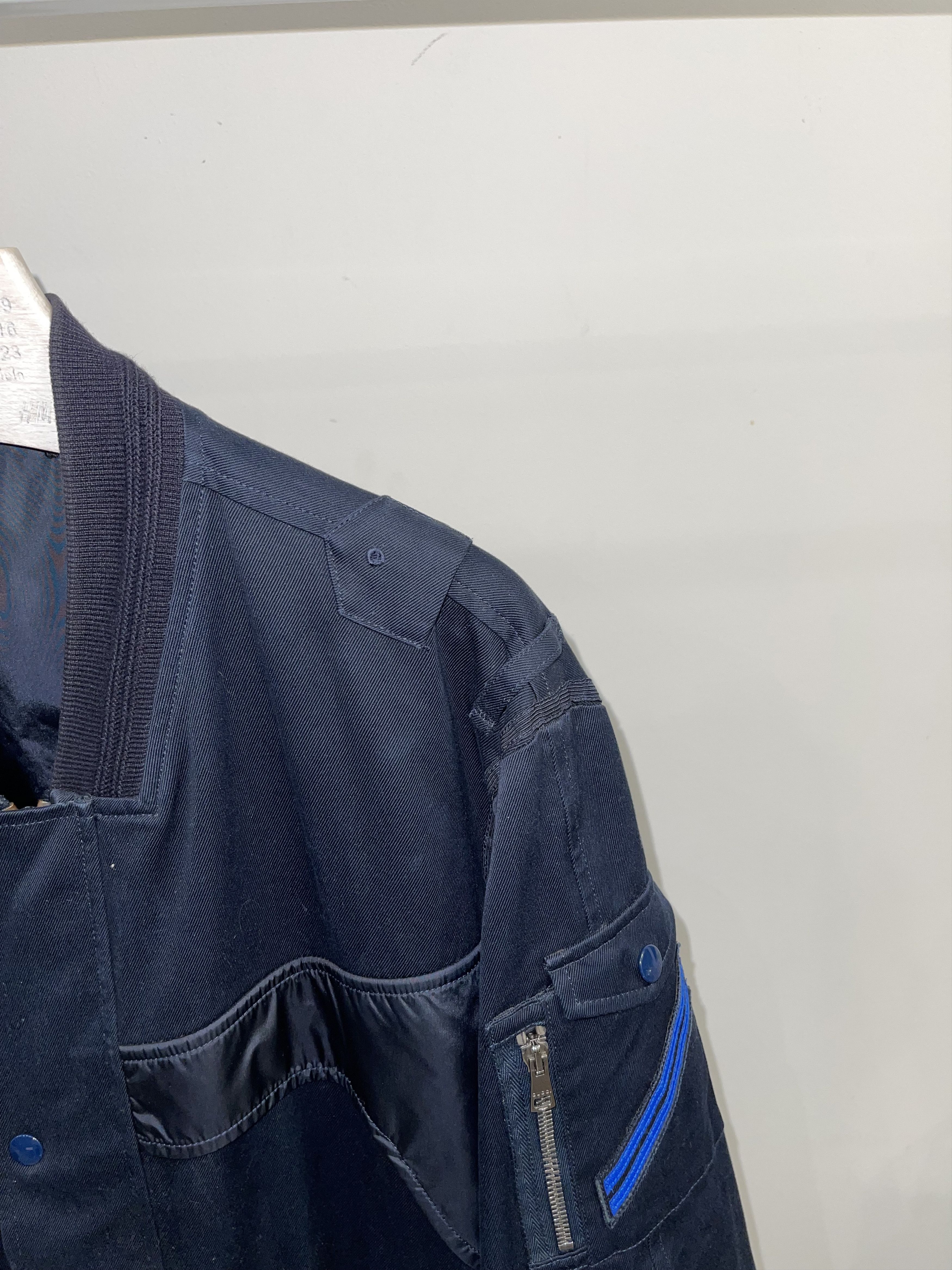 Gucci SS08 Gucci Tactical Pocket Navy Bomber Jacket Size US L / EU 52-54 / 3 - 5 Thumbnail