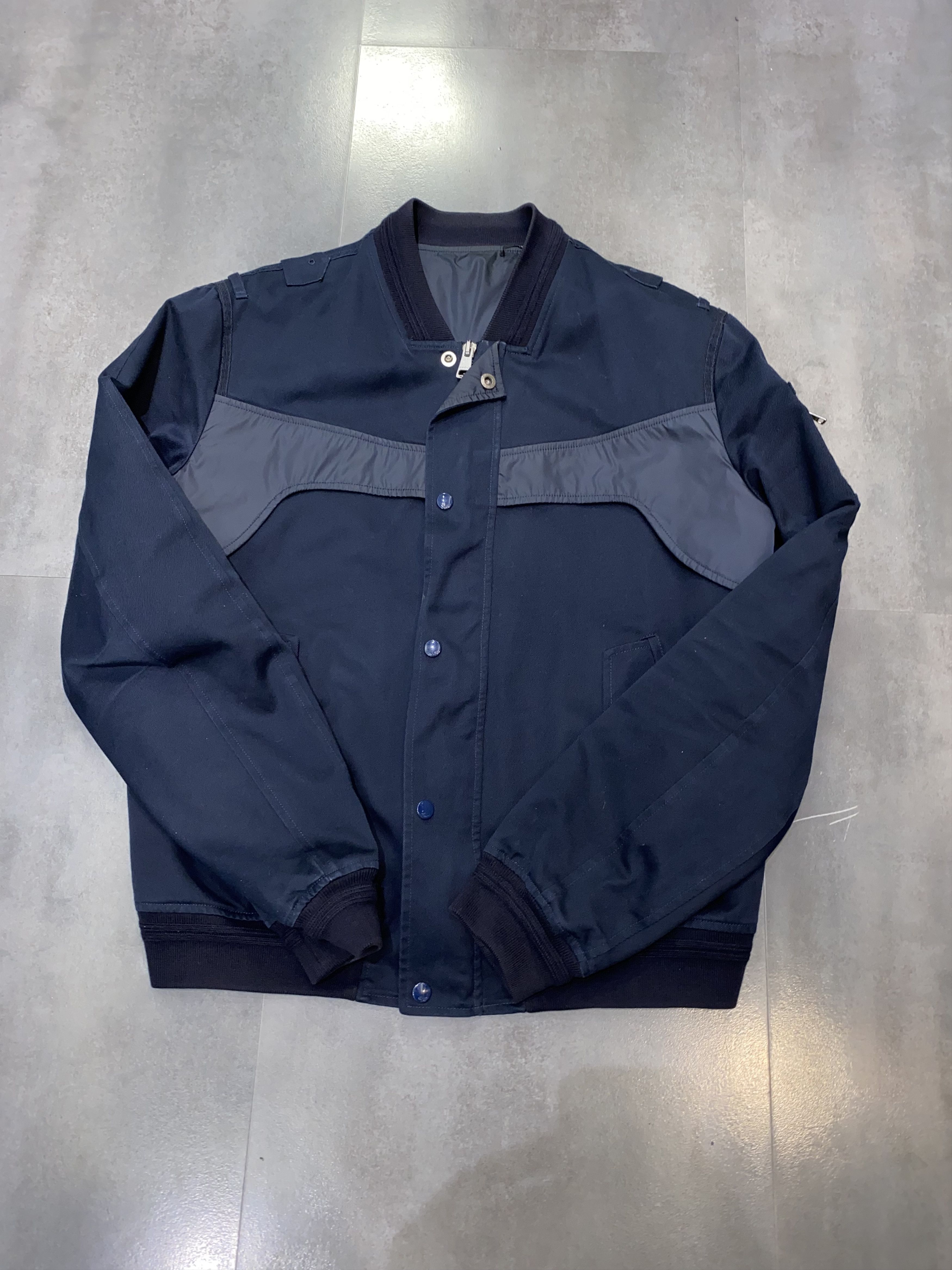 Gucci SS08 Gucci Tactical Pocket Navy Bomber Jacket Size US L / EU 52-54 / 3 - 10 Thumbnail